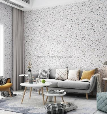 China Waterproof+ECO-Friendly Cool Natural Gravel Design Modern Vinyl Wallpaper Designs for sale