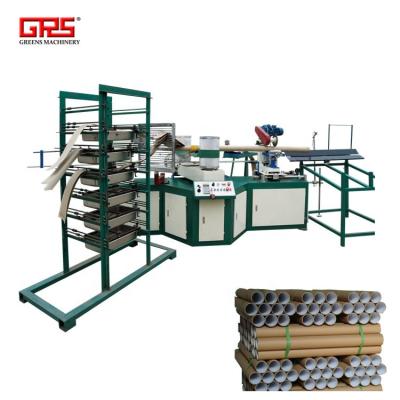 China Lv-80B Paper Core Making Machine , Paper Tube Winding Machine For Adhesive Tapes 90% for sale