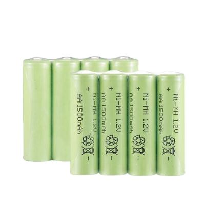 China Video Game Player Manufacture AA Ni-MH 1.2v 1500ma Battery MP3 Ni-MH Rechargeable Battery for sale