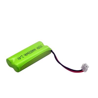 China Good Quality Toys Akku Pack Ni-MH AA A Battery 1.2V 2.4V 3.6V 300mAh 500mAh 800mAh NIMH For Phone System for sale