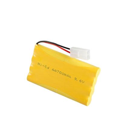 China New Nicd Battery Pack AA 700mah 9.6v Rechargeable Ni-Cd Battery Pack in Toy Bundles for sale