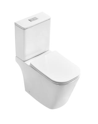 China 2 Pieces Rimless Sanitary Ware Toilet Aseo Two-Piece Sanitary Ware WC WC Ceramic banho Sanita de casa de toilette 2 Pieces for sale