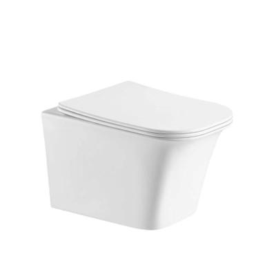 China YW067 Cistern Toilet Concealed Toilet Concealed Bathroom Wall Hung WC Porcelain Toilet WC for sale