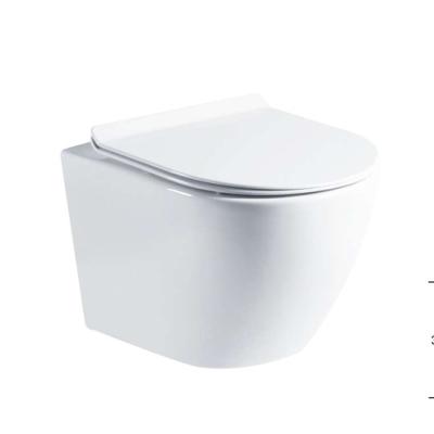 China YYU Round Shape Modern Ceramic Wall Hung Toilet Bowl Bathroom Toilet for sale