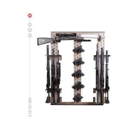 China Single-Sided Manufacturers Develop Transparent Pistol Gun Rifle Display Stand Gun Bracket Iron Gun Rack for sale