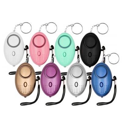 China For Older Children Women Security Sound 140DB Safe Siren Personal Alarm For Women Emergency Self Defense Security Alarms Key Chain With Led Flash Light for sale