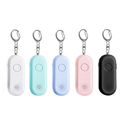 China For Lady Kids Elderly Safety China Security Alarm Key Chain Anti-wolf Wholesale Personal Self Defense Rechargeable Products For Women With Led Flashing Light for sale