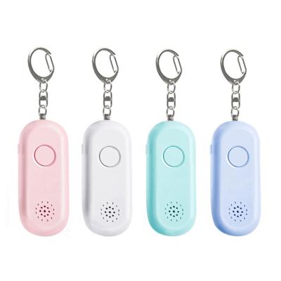 China For Custom Key Chain USB Rechargeable Loud Girl Scream Personal Security Alarm Elders Women Girl Children Self Defense Alarm For Women for sale