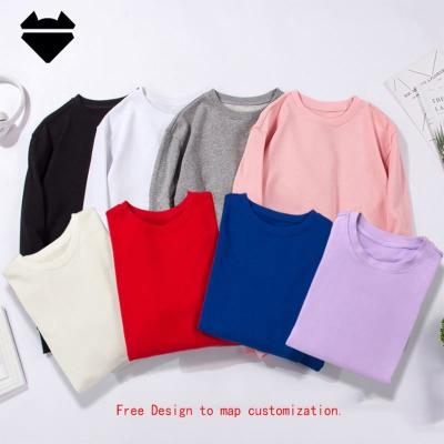 China Custom Anti-wrinkle OEM Embroidery White Plain Cotton Hoodie Pullover Cotton Sweatshirt Plus Size Men for sale