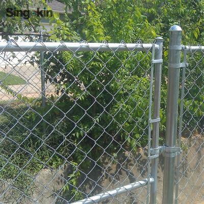 China Easily Assembled Tall 9 Gauge 6 8 PVC Galvanized Hole 2x2 Cyclone Wire Chain Link Fence Fence Price In Philippines for sale