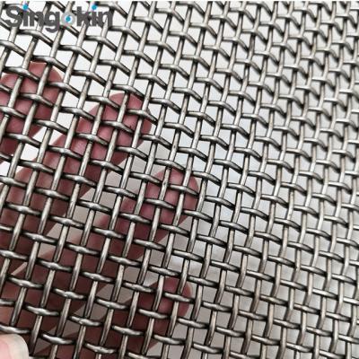 China Plain Weave SS Crimped Wire Mesh Spring Wire Screen Taking Small Hole Crimped Stainless Steel Wire Mesh for sale