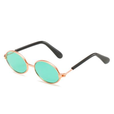 China New cheap cat glass fashion sunglasses design china dog pet models colorful sunglasses with printing logo for sale