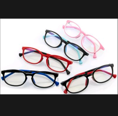 China New model frame tr90 children health protection anti graphene negative ion nano flexible soft oxygen blue light blocking glasses for sale