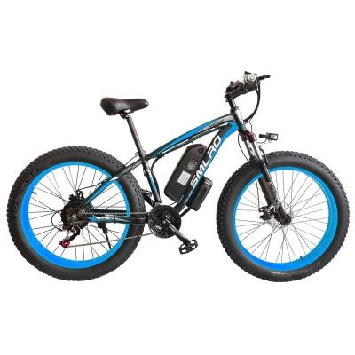 China Aluminum Alloy 1000 Watt Outdoor Travel Off Road Fat Tire Max Speeds Fast Cross Country Electric Bike for sale