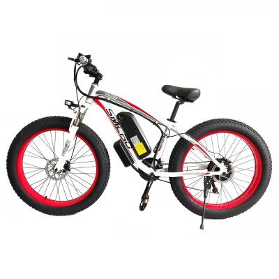 China 2023 Heavy Duty Wholesale Custom Logo Aluminum Alloy Color Black White Red Yellow Blue Tire Electric Bike for sale