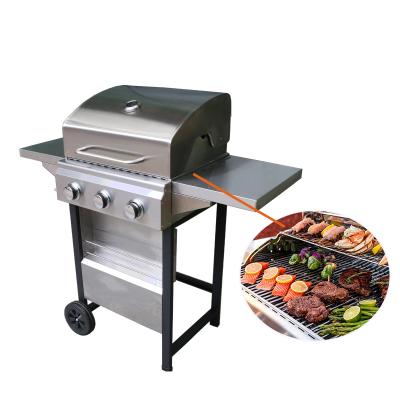 China OEM Easily Assembled Outdoor Garden Kitchen BBQ Grill Stainless Steel Gas Cooking Grills for sale