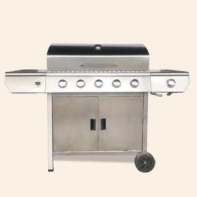 China Easily Assembled Modern Outdoor Buffet Barbecue Machine Gas Grill With Infrared Burner for sale