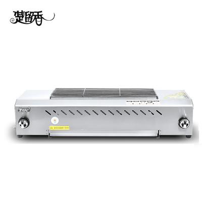 China Easily Assembled Electronic Quick Heat Smokeless Gas Grill Barbecue Grill for sale