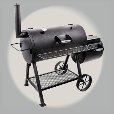 China Adjustable Height Heavy Duty Meat Drum BBQ Charcoal Grill Smoker BBQ Trailer Vertical for sale