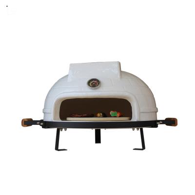 China Outdoor Portable Egg Shape Mini Commercial Ceramic Pizza Oven for sale