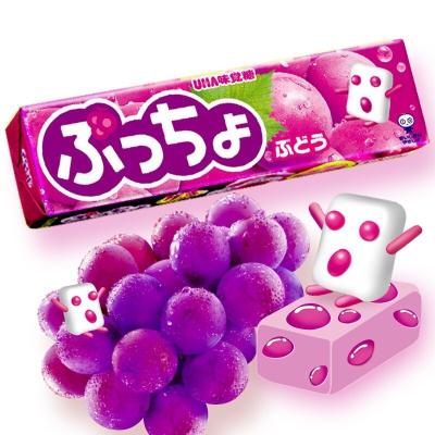 China Normal Wholesale Japanese Chewy Candy Soft Sweet UHA Chewy Gummy Cola Flavored Gummy Fruit for sale