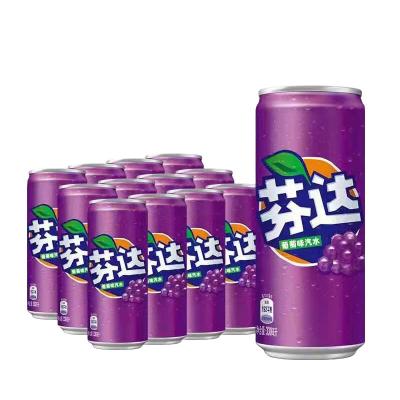 China Natural Factory Direct Sales Fanta Soda 330mL*24 Cans Various Fruity Drinks for sale