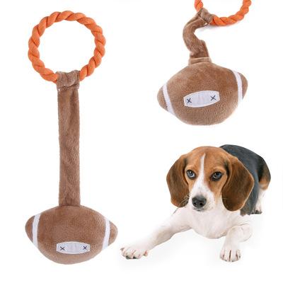 China New Product Selling New Product Pet Cord Plush Toy Viable Dog Voice Training Molar Teeth Cleaning Cotton Rope Pet Toy for sale