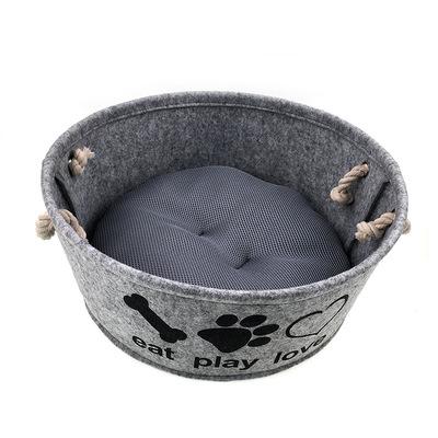 China Viable Felt Cat Litter Pet Litter Disassembly Easy To Clean Warm Litter Pet Supplies for sale