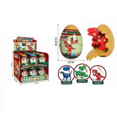 China New Viable Dinosaur Toy Assembling Dinosaur Egg Building Block Dinosaur Model Children's Toy for sale