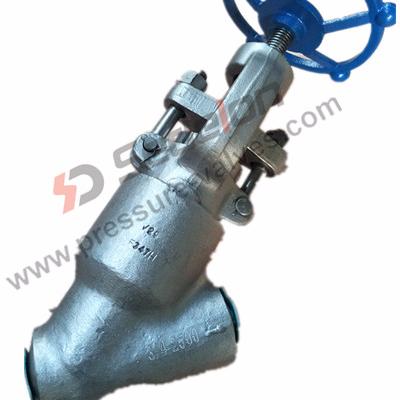 China Durable High Pressure Same Type 2500LB BW Y Ball Valve for sale