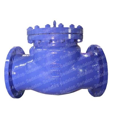 China 1.0619 Highly Durable Material RF End DN250 Swing Check Valve for sale