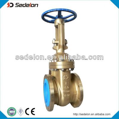 China API Approved C95800 B62 C83600 Body Monel Stem Bronze Marine Even Durable Marine And Desalination Gate Valve for sale