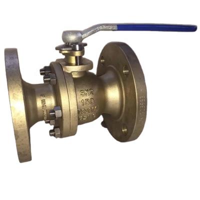 China API600 Flanged Ends General Manual Actuated Bronze Ball Valve for sale