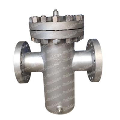 China General API Cast Steel WPB Flanged Ends Basket Strainer for sale