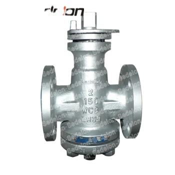 China General 2inch 150LB WCB Plug Valve Lubricated RF Flange for sale