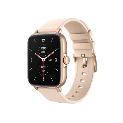 China Touch Screen 24 Hours Health Detect 1.7 Inch Rose Gold Smart Watch With BT Calling for sale