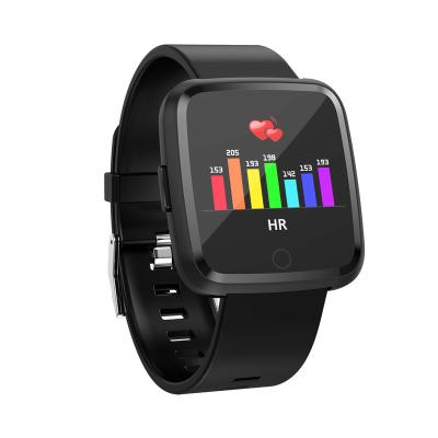 China Touch Screen Hot Selling 24H Heart Rate Monitor Smart Wristwatch Male Female Fitness Bracelet Watch for sale