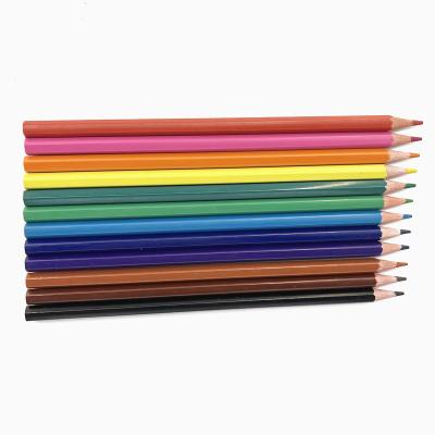 China office & School Pencil Price Color Box Promotional Package 12pcs Inside Sketch Color Pencil Art Set Drawing for sale