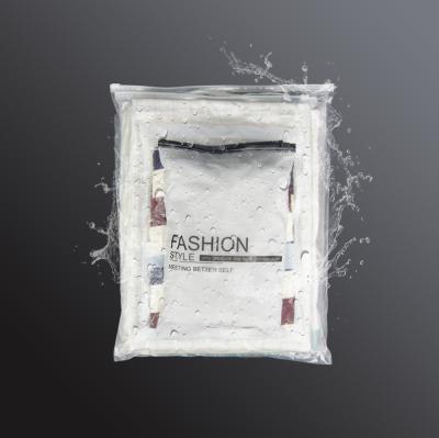 China BIODEGRADABLE clear storage bags with zipper biodegradabel reusable garmnet custom matte D2w frosted ziplock bag clothing for sale