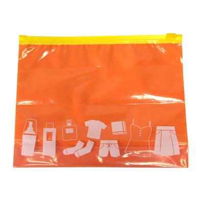 China Recyclable High Quality Custom Logo Reusable Printing Clear Bag With Zipper for sale