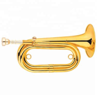 China Educational High Quality Gold Main Flugelhorn Music Brass Horn F for sale