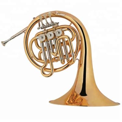 China 3 Bb Gold Master Lacquer Professional Student Small French Horn YWFH-705 for sale