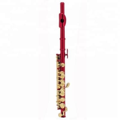 China Colorful Instrument Cupronickel Body Piccolo For Woodwind Educational High Grade for sale