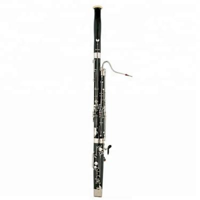 China Educational High Quality Nickel Plated Body Bassoon Popular Ebonite Wind Instrument for sale