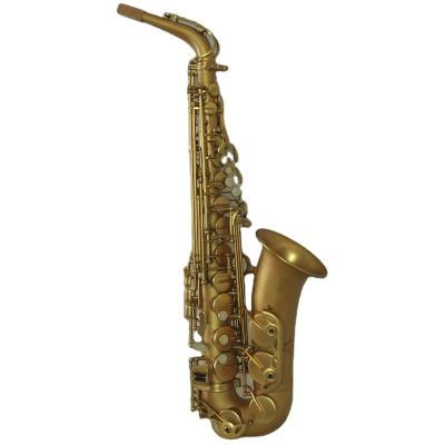 China Good Quality Matt Lacquer Plated Eb Key China Educational HOT SALE Alto Saxophone for sale