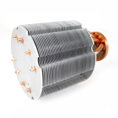 China Aluminum CPU Heatsink CPU Heatsink Heat Pipe 6 Aluminum CPU Cooler Fan CPU Heatsink for sale