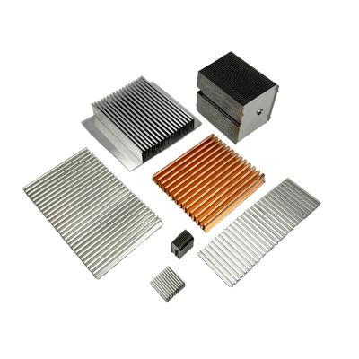 China OEM Aluminum Heatsink Parts Custom Aluminum Electronics Plate Copper Stamping Heatsink for sale