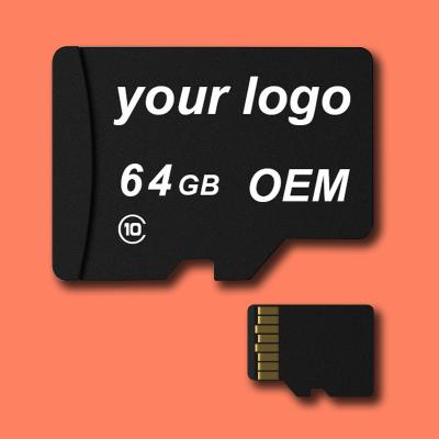 China Businesses can customize logo memory card to store headset music storage TF card memory card for sale