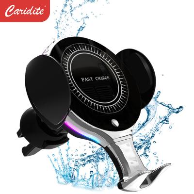 China Qi Caridite Phone Holder 10W Car Radio Charger Charging Qi New Product Factory Wholesale X9 Car Charger Drop Shipping 2021 for sale