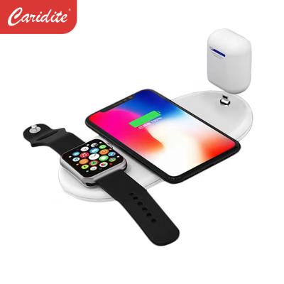 China 10W QI Radio Charging Original Caridite Wireless Charger Custom Watch Cell Phone Charging Stand 3 in 1 Universal Imagination Charger Fast Drop Shipping for sale